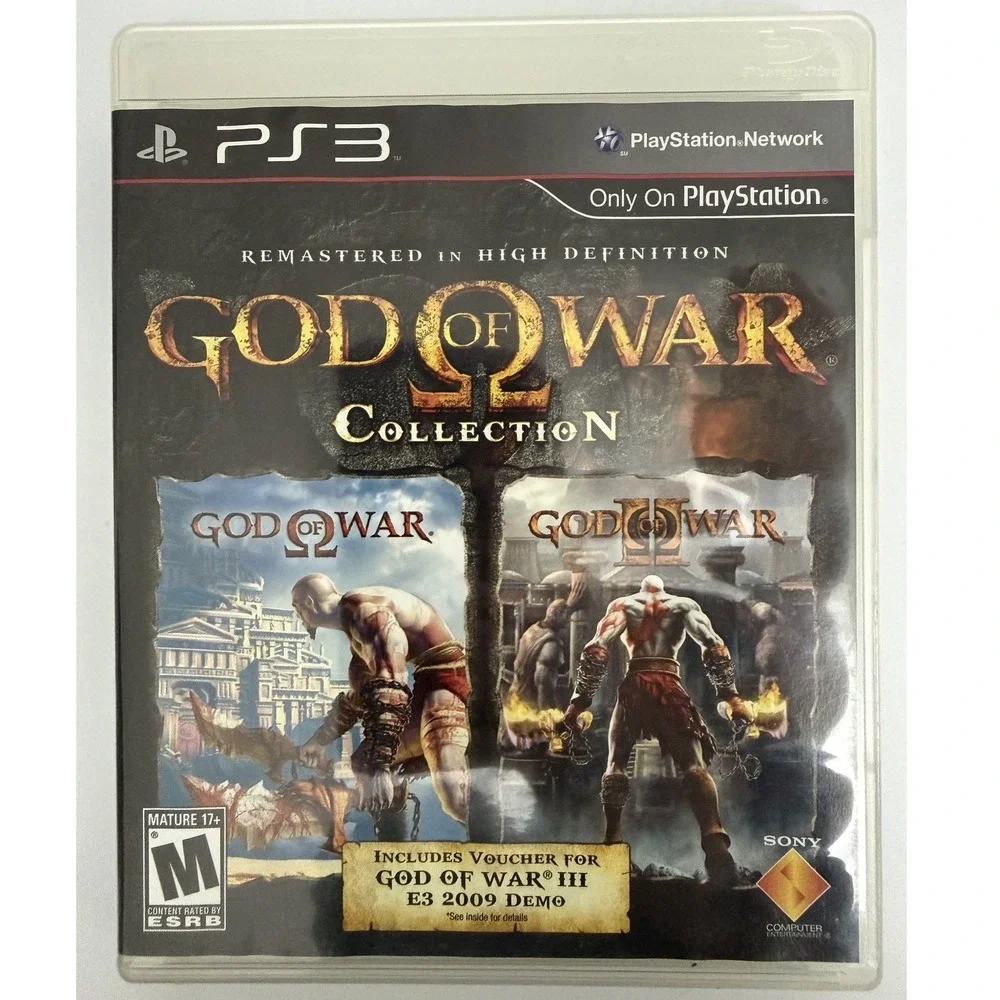 God of War Collection - Sony PS3 - CIB - Complete HD Remaster Tested‎ Working